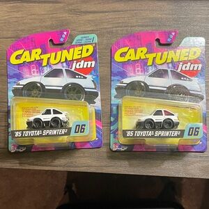 2 '85 Toyota Sprinter Toy Car - White